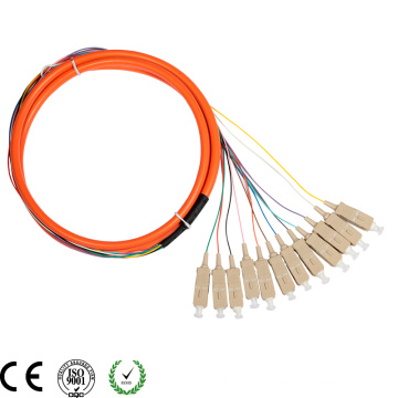 Conector hembra de fibra óptica a dos caras de los conectores de Shenzhen Takfly 2 conectores 0.9mm los 3m FC / PC